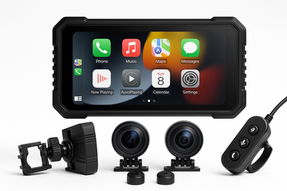 Professionell hero-bild av CarPlay-systemet